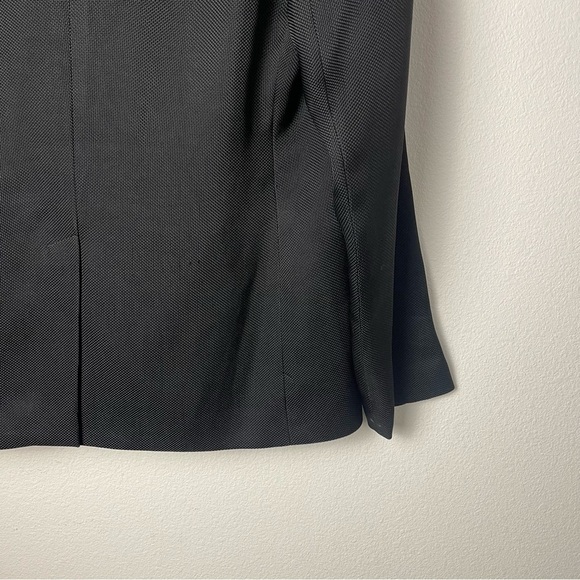 Men’s Emporio Armani Made In Italy Black Textured Blazer Size 52! - Picture 5 of 8